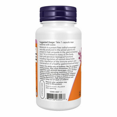 Now Foods, Extra Strength Melatonin, 10 Mg, 100 Veg Caps Now Foods