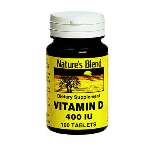 Nature's Blend, Vitamin D, 400 IU, 100 Tablets Nature's Blend