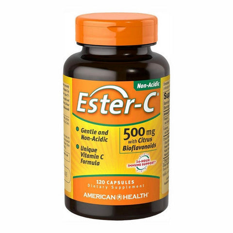 American Health, Ester-C with Citrus Bioflavonoids, 500 Mg, 120 Caps American Health