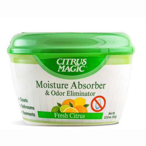 Citrus Magic, Moisture Absorber And Odor Eliminator Solid Fresh Citrus, 12.8 Oz