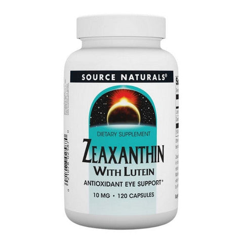 Source Naturals, Zeaxanthin with Lutein, 10mg, 120 Caps Source Naturals