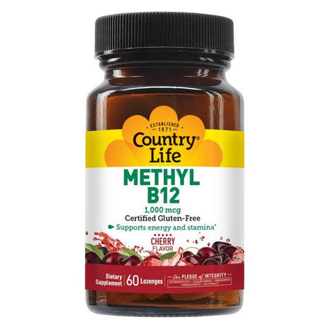 Country Life, Methyl B-12, 1000 Mcg, 60 Loz Country Life