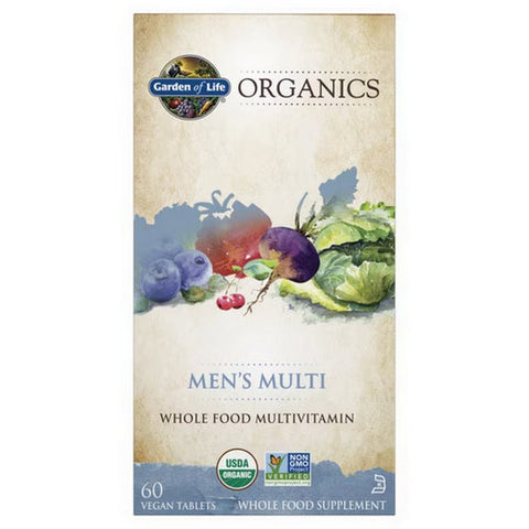 Garden of Life, Organics Mens Multi, 60 Tabs Garden of Life