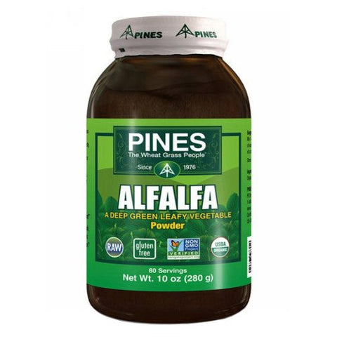 Pines Wheat Grass, Alfalfa Powder, 10 Oz Pines Wheat Grass