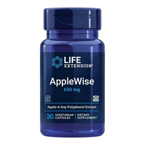 Life Extension, Apple Wise Polyphenol Extract, 600 mg, 30 Vegetarian Capsules Life Extension
