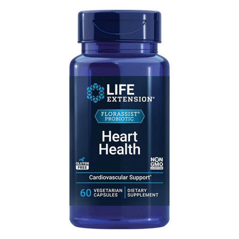 Life Extension, Florassist Heart Health Probiotic, 60 Caps Life Extension