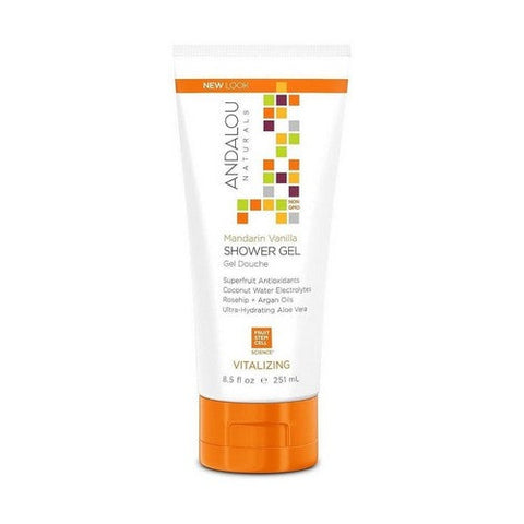 Andalou Naturals, Vitalizing Shower Gel Mandarin Vanilla, 8.5 Oz Andalou Naturals