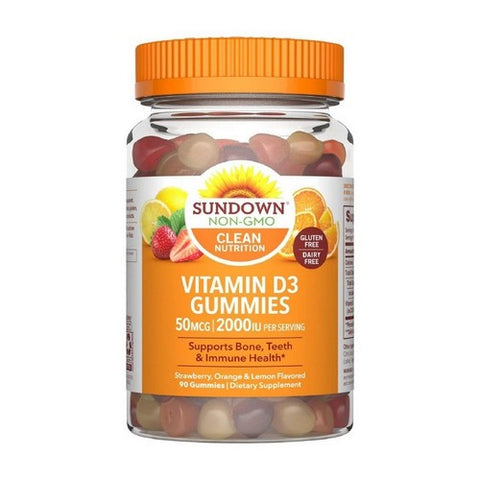 Sundown Naturals, Sundown Naturals Vitamin D3 Gummies, 2000 IU, 90 Each Sundown Naturals