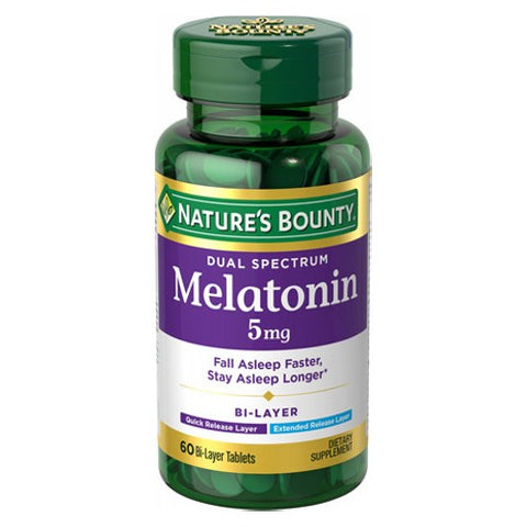 Nature's Bounty, Melatonin, 5 Mg, 60 Tabs Nature's Bounty