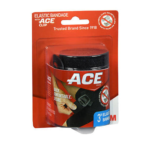 3M, Ace Black Elastic Bandage, 3'' 1 Each 3M