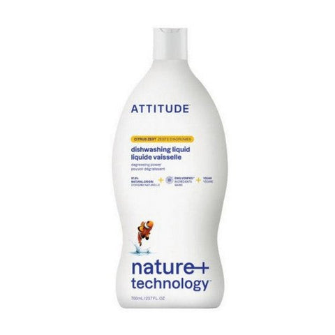 Attitude, Dishwashing Liquid, Citrus Zest 23.7 Oz Attitude