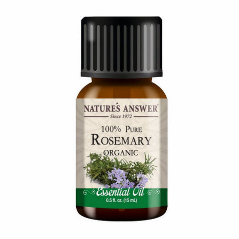 Nature's Answer, Essential Oil, Organic Rosemary 0.5 Oz Nature's Answer