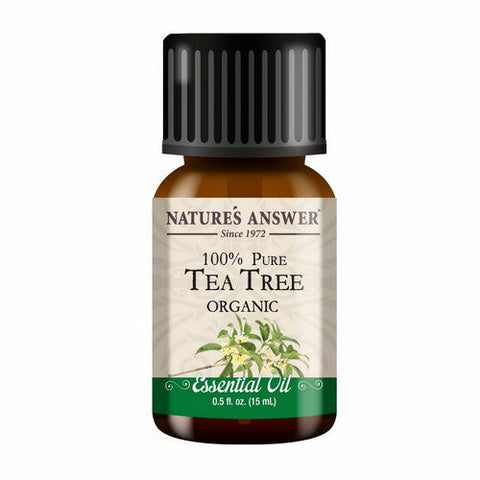 Nature's Answer, Pure Organic Essential Oil Tea Tree, 0.5 Oz Nature's Answer
