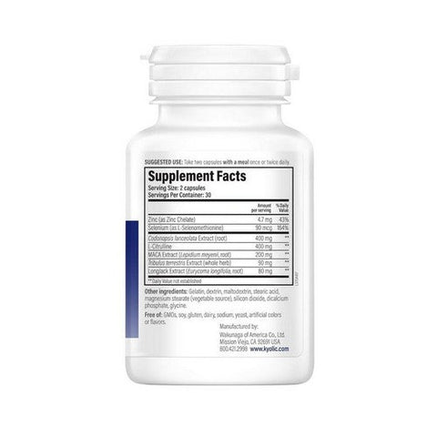 Kyolic, Lucky 7 Men's Performance Formula, 60 Caps Kyolic