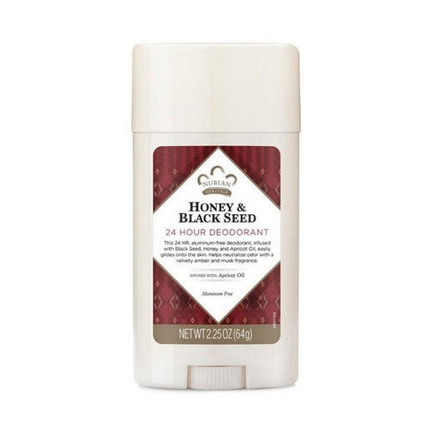Nubian Heritage, 24 Hour Natural Deodorant Honey And Black Seed, 2.25 Oz Nubian Heritage