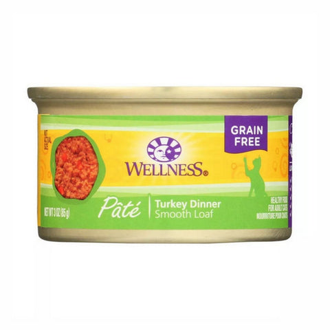 Wellness, Complete Health Pate Turkey Dinner Canned Cat Food, 3 Oz Wellness