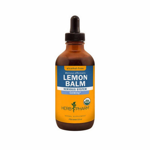 Herb Pharm, Lemon Balm Glycerite, 4 Oz Herb Pharm