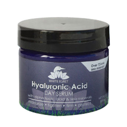 White Egret, Hyaluronic Acid Day Serum, 2 Oz