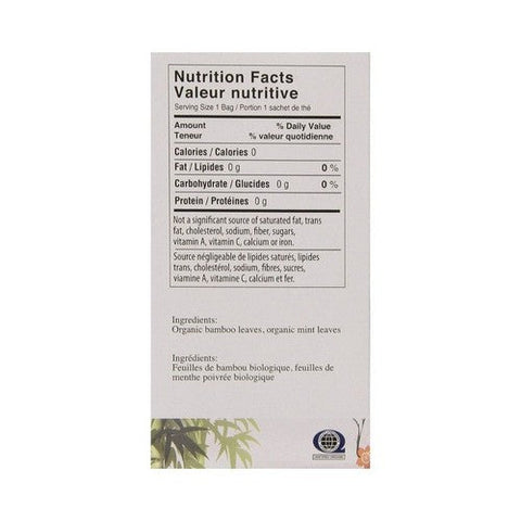 Uncle Lees Teas, Organic Bamboo Tea Mint, Mint 18 Bags Uncle Lees Teas