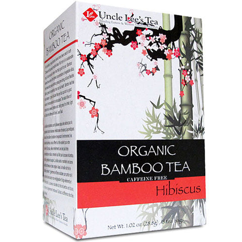 Uncle Lees Teas, Organic Bamboo Tea, Hibiscus 18 Bags Uncle Lees Teas