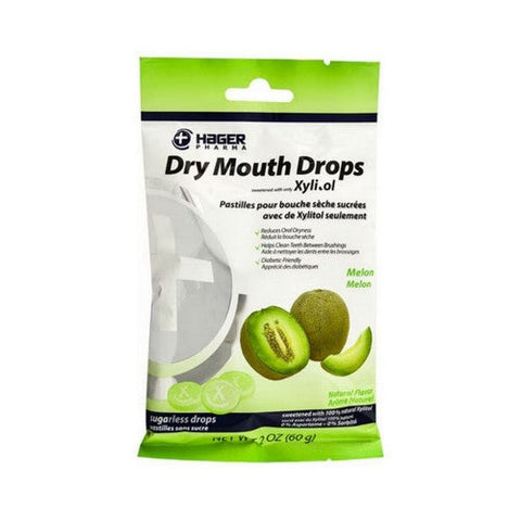 Hager Pharma, Dry Mouth Drops, Melon 2 Oz Hager Pharma