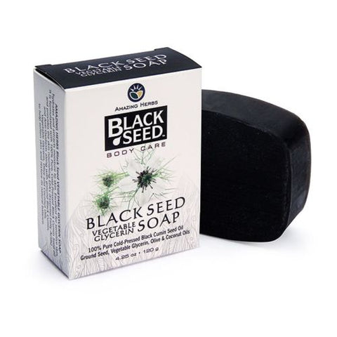 Amazing Herbs, Black Seed Vegetable Glycerin Soap, 4.25 oz Amazing Herbs