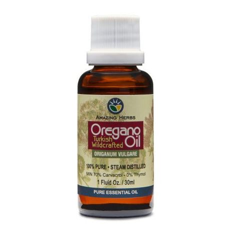 Amazing Herbs, Black Seed 100% Pure Oregano Oil, 1 oz Amazing Herbs