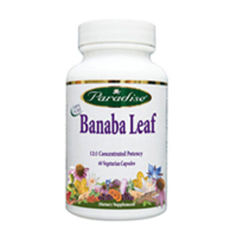 Paradise Herbs, Banaba Leaf, 60 Vcap Paradise Herbs