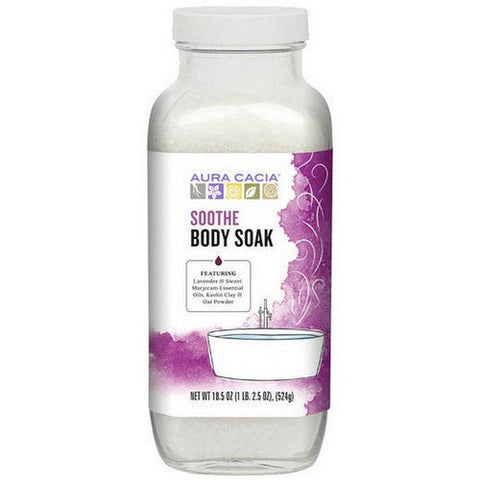Aura Cacia, Body Soak Bath Salts, Soothe 18.5 oz Aura Cacia