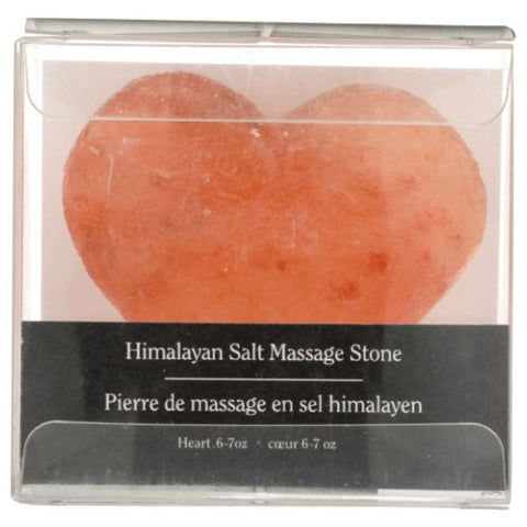 Evolution Salt, Heart Massage Stone, 6 oz Evolution Salt