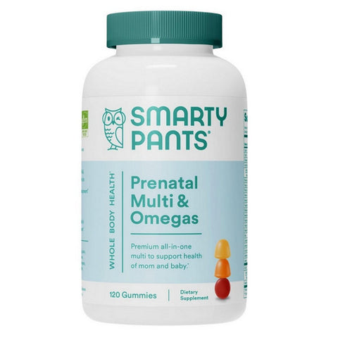 SmartyPants, Prenatal  Plus Folate, Omega 3 & Vitamin D, 120 Gummies SmartyPants