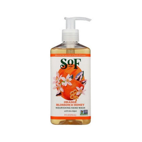 South Of France Soaps, Nourishing Liquid Hand Wash Orange Blossom Honey, Orange Blossom Honey 8 fl oz