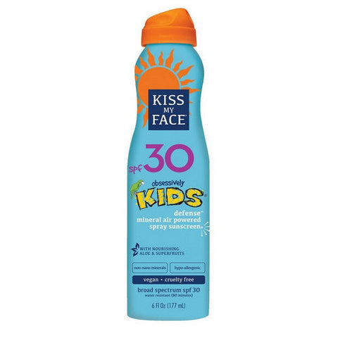 Kiss My Face, Kids Defense Mineral SPF 30 Continuous Spray Lotion, 6 oz Kiss My Face