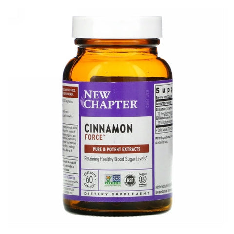New Chapter, Cinnamon Force, 60 Veg Caps New Chapter