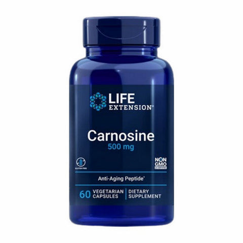 Life Extension, Carnosine, 500 Mg, 60 Veg Caps Life Extension