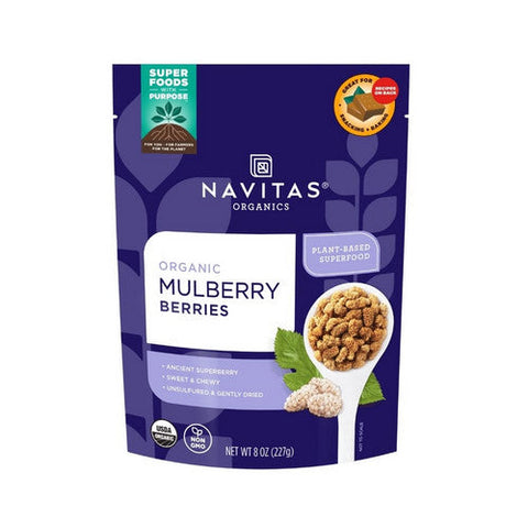 Navitas Organics, Organics Mulberry Berries, 8 Oz Navitas Organics
