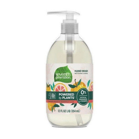 Seventh Generation, Mandarian Orange And Grapefruit Hand Wash, Mandarin Orange & Grapefruit 12 Oz Seventh Generation