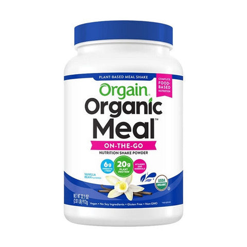 Orgain, Organic Meal Powder Vanilla Bean, 2.01 lbs Orgain