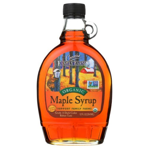 Coombs Family Farms, Organic Maple Syrup Grade A, 12 Oz(Case Of 12) Coombs Family Farms