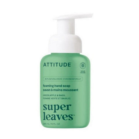 Attitude, Foaming Hand Soap, Green Apple & Basil 10 fl oz Attitude
