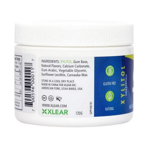 Xlear Inc, Spry Dental Defense Sugar Free Gum With Xylitol Natural Peppermint, 100 Pieces Xlear Inc