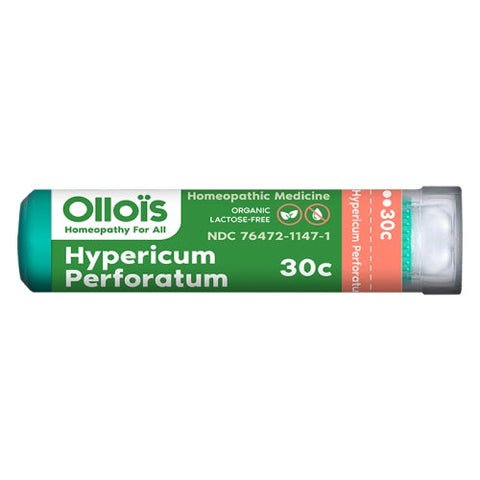 Ollois, Hypericum Perforatum 30c Organic Lactose-Free Pellets, 80 Count Ollois