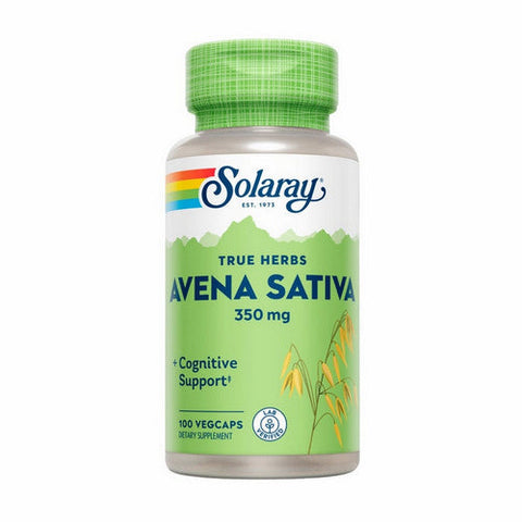 Solaray, True Herbs Avena Sativa, 350 Mg, 100 Veg Caps Solaray