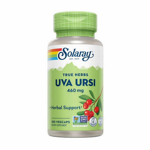 Solaray, True Herbs Uva Ursi, 460 Mg, 100 Veg Caps Solaray
