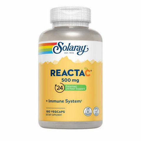 Solaray, Reacta-C, 500 mg, 180 Caps Solaray