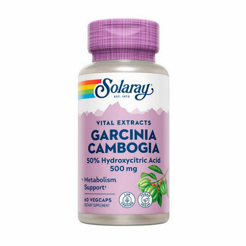 Solaray, Garcinia Cambogia Fruit Extract, 500 mg, 60 Caps Solaray