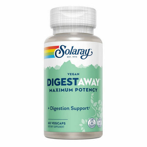 Solaray, Vegan Digestaway Maximum Potency, 60 Veg Caps Solaray