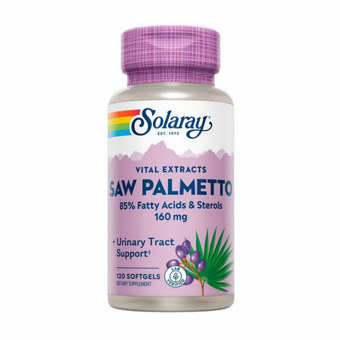 Solaray, Saw Palmetto Berry Extract, 160 mg, 120 Softgels Solaray