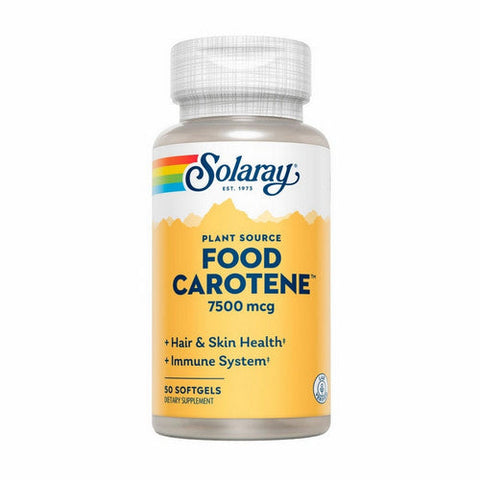 Solaray, Food Carotene, 75,000 Mcg, 50 Softgels Solaray