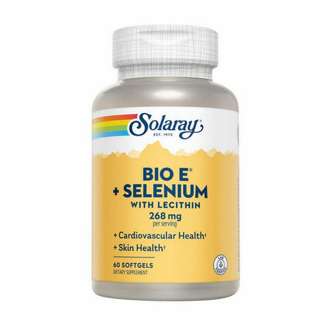 Solaray, Bio E with Selenium, 60 Softgels